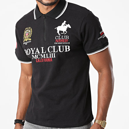 Geographical Norway - Polo a manica corta Keratine Nero