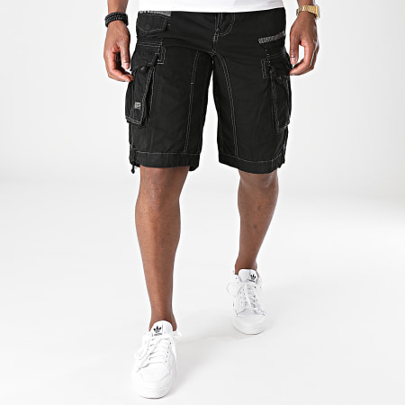 Geographical Norway - Short Cargo Panoramique Basic Noir