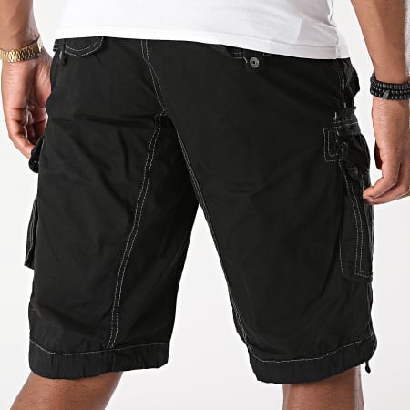 Geographical Norway - Short Cargo Panoramique Basic Noir