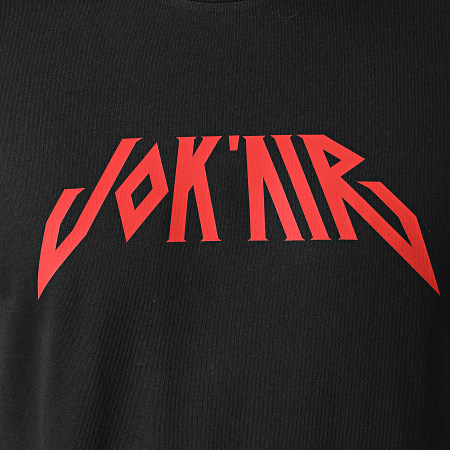 Jok'Air - Tee Shirt Logo Noir Rouge