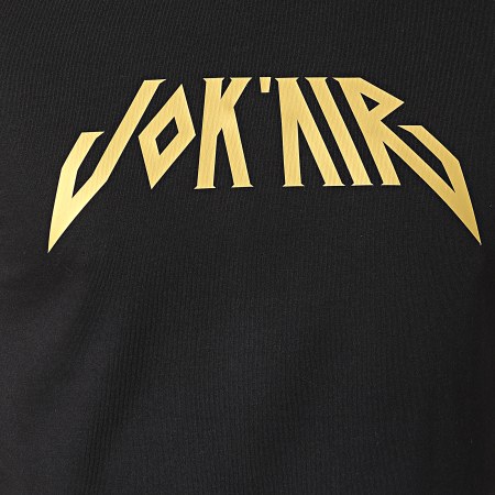Jok'Air - Tee Shirt Logo Noir Or
