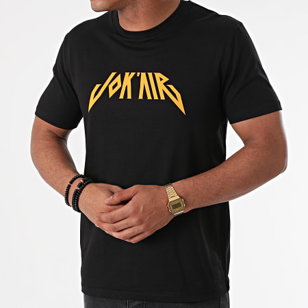 Jok'Air - Camiseta Logo Negro Naranja Fluo