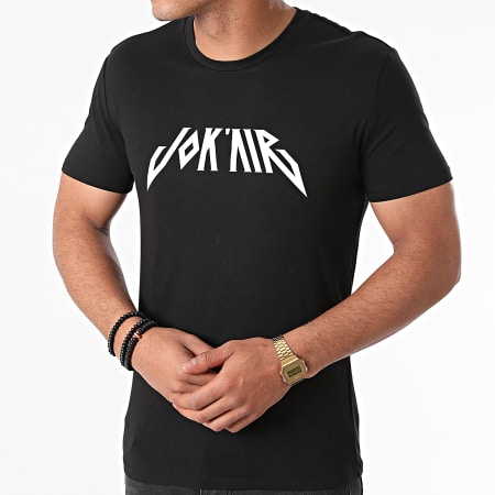 Jok'Air - Tee Shirt Logo Noir Blanc