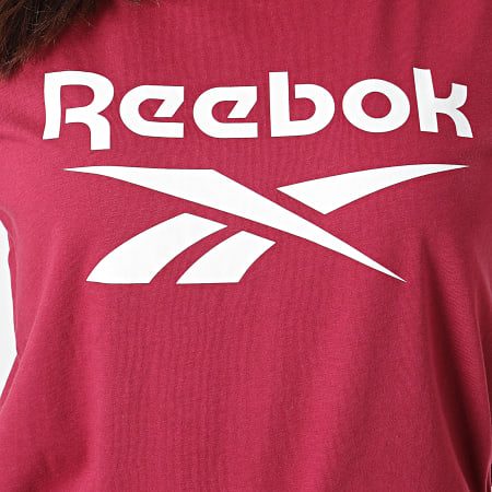 Reebok - Tee Shirt Femme Reebok Identity Logo GR9378 Bordeaux