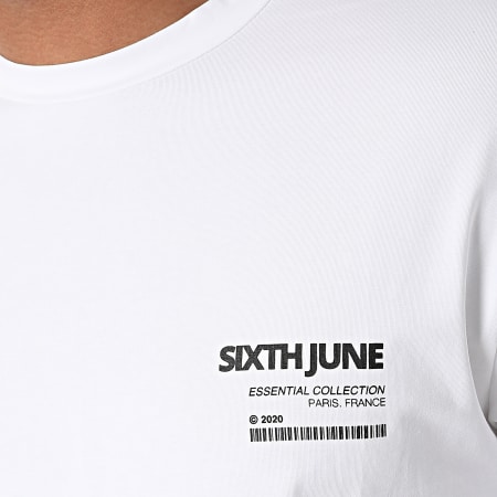 Sixth June - Tee Shirt M22310VTS Blanc