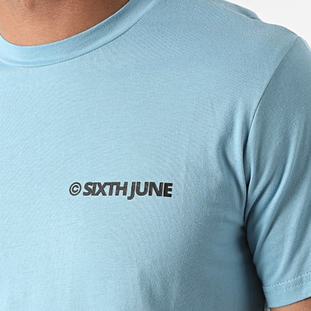 Sixth June - Tee Shirt M22173VTS Bleu Clair