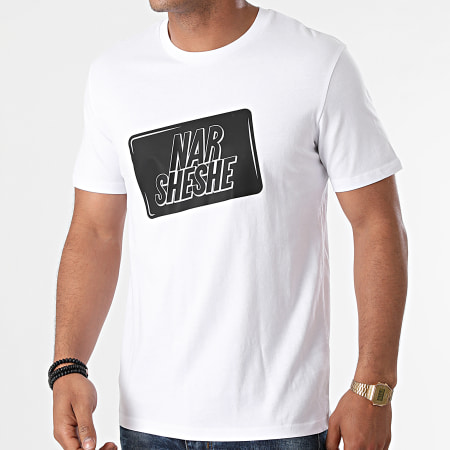 Tisco - Narsheshe Blanco Negro Camiseta