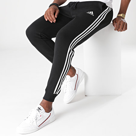 Adidas Sportswear - Pantalon Jogging A Bandes 3 Stripes GM1089 Noir