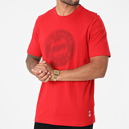 Adidas Sportswear - Tee Shirt De Sport FC Bayern GR0680 Rouge