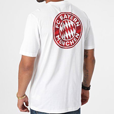 Adidas Sportswear - Tee Shirt De Sport FC Bayern GR0705 Ecru