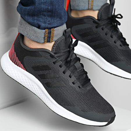 Adidas Sportswear - Baskets Fluidstreet GZ2719 Carbon Core Black Solar Red