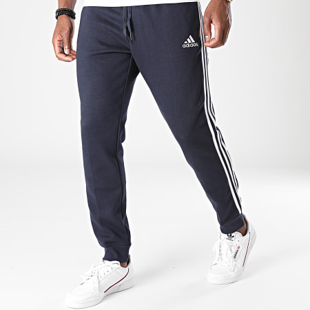 Adidas Performance - Pantalon Jogging A Bandes 3 Stripes GK8823 Bleu Marine