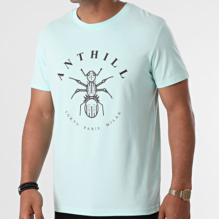 Anthill - Camiseta verde pastel con logotipo