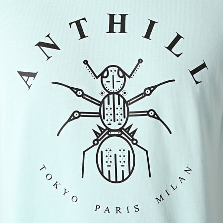 Anthill - Maglietta con logo verde pastello