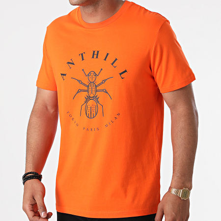 Anthill - Maglietta con logo arancione