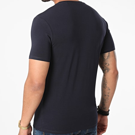 Guess - Camiseta cuello pico M1RI32-J1311 Azul marino