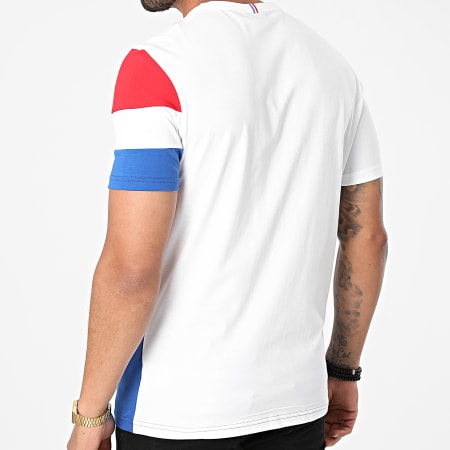 Le Coq Sportif - Tee Shirt Tricolore 2120313 Bleu Roi Blanc