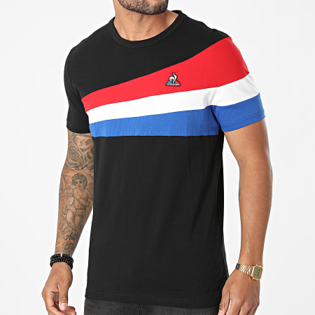 Le Coq Sportif - Tee Shirt Tricolore 2120314 Noir