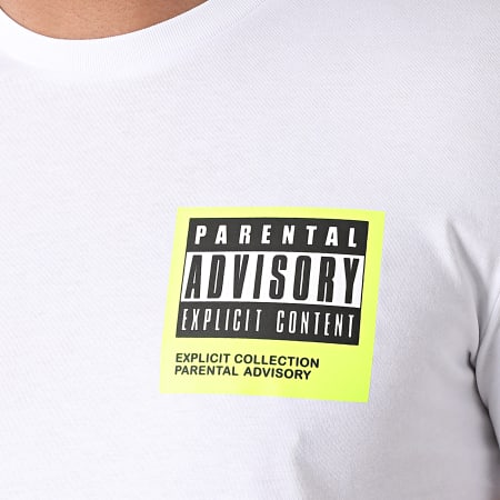 Parental Advisory - Tee Shirt Collection Blanc