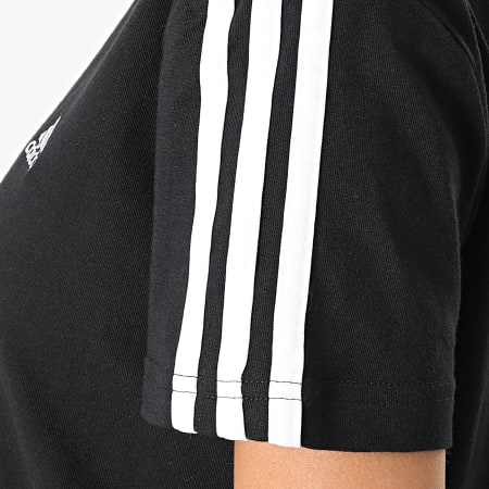 Adidas Performance - Camiseta 3 Rayas Mujer GL0777 Negro