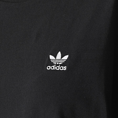 Adidas Originals - Tee Shirt Oversize Femme A Bandes H37811 Noir