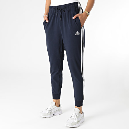 Adidas Sportswear - Pantalon Jogging Femme A Bandes H10230 Bleu Marine