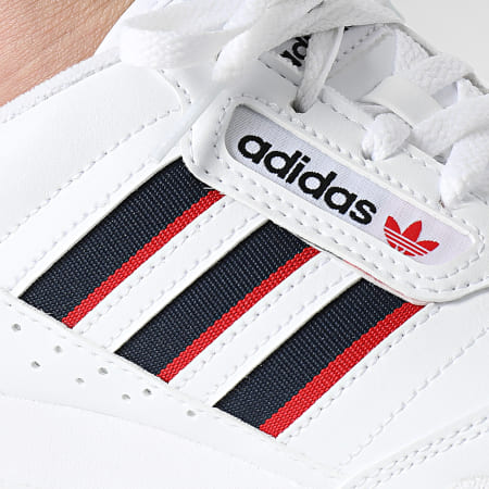Adidas Originals - Continental 80 Stripes FX6088 Cloud White Collegiate Navy Vivid Red Sneakers da donna
