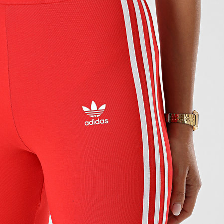 Adidas Originals - Legging Femme A Bandes 3 Stripes H09428 Rouge