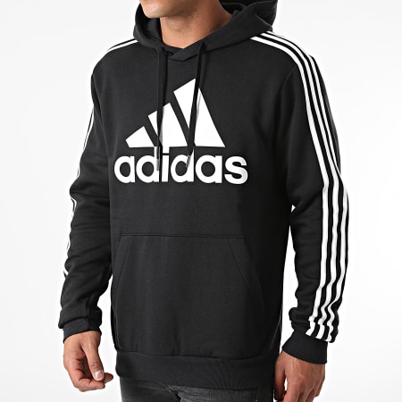 Adidas Originals - Sweat Capuche A Bandes H14641 Noir