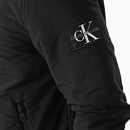 Calvin Klein - Veste Zippée Capuche New Harrington 8217 Noir