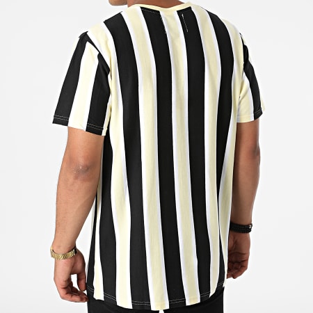 Tee-shirt Tunique CHALOU - Blanc Rayé Noir - Taille 56 - Coupe Fluide Et Stretch