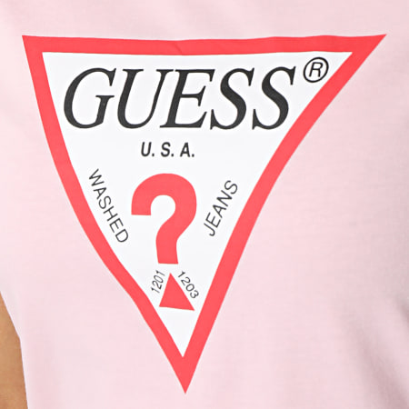 Guess - Tee Shirt Femme W1YI1B-I3Z11 Rose