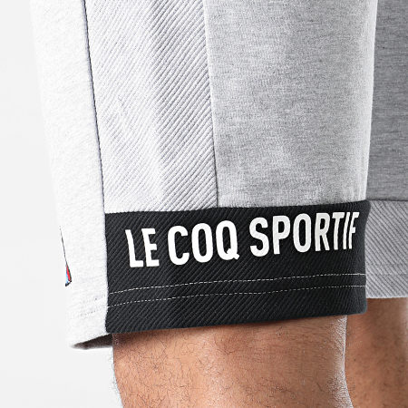 Le Coq Sportif - Short Jogging Essential N2 2110547 Gris Chiné