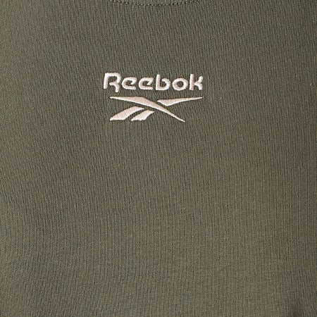 Reebok - Maglietta donna Classics Small Logo GR0396 Verde Khaki