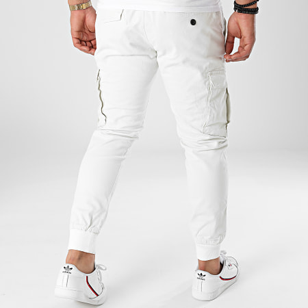 Reell Jeans - Jogger Pant Reflex Rib Cargo Blanc