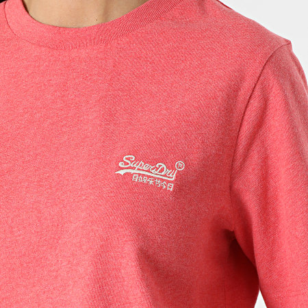 Superdry - Camiseta de mujer Orange Label Corail