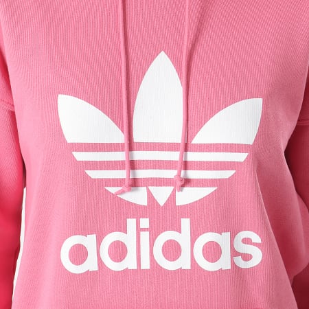 Adidas Originals - Sweat Capuche Femme Trefoil H33588 Rose