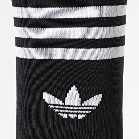Adidas Originals - Lot De 2 Paires De Chaussettes Camo Crew H32344 Noir Gris Camouflage
