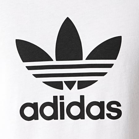 Adidas Originals - Tee Shirt Trefoil H06644 Blanc