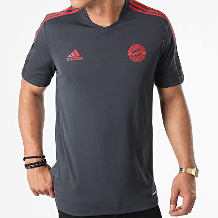 Adidas Performance - Tee Shirt De Sport FC Bayern GR0658 Gris Anthracite