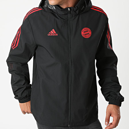 Adidas Sportswear - Veste Zippée A Capuche FC Bayern GR0651 Noir