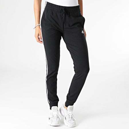 Adidas Performance - Pantalon Jogging Slim Femme 3 Stripes GM5542 Noir