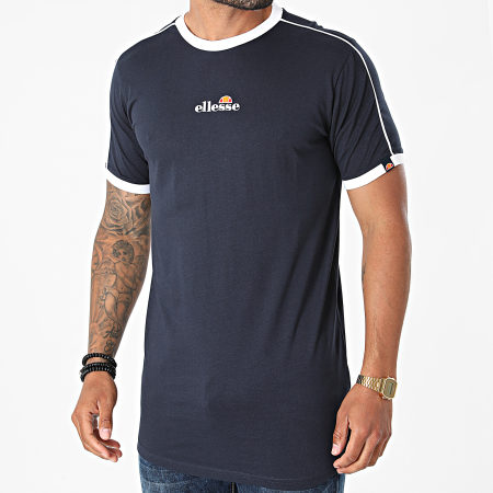 Ellesse - Tee Shirt Oversize Riesco SHJ11915 Bleu Marine
