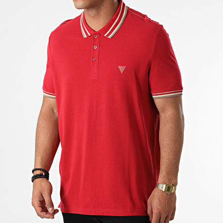 Guess - Polo Manches Courtes M1YP55-K9WF1 Rouge