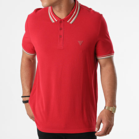 Guess - Polo Manches Courtes M1YP55-K9WF1 Rouge