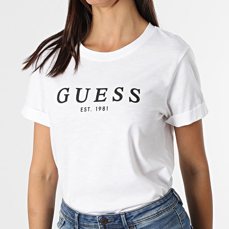 Guess - Maglietta da donna W0GI69-R8G01 Bianco