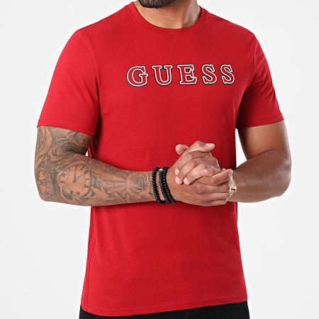 Guess - Tee Shirt M1YI53-I3Z11 Rouge