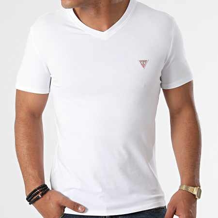 Guess - Camiseta M1RI32-J1311 Blanca