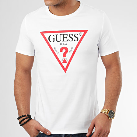 Guess - Camiseta M1RI71-I3Z11 Blanca