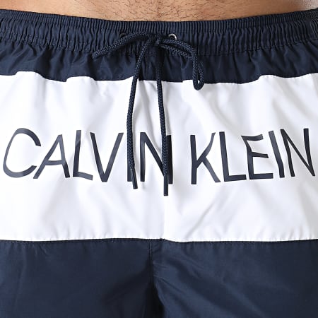 Calvin Klein - Short De Bain Short Drawstring 0553 Bleu Marine